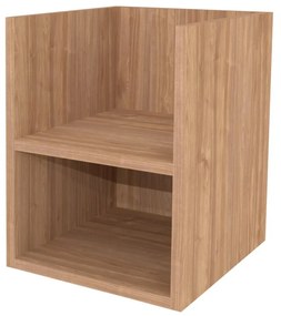 Mereo Aira, kúpeľňová skrinka 40 cm, spodná, Multidecor, Light Select Walnut, MER-CN795SLSW1