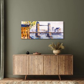 Obraz - Maľba mesta (120x50 cm)