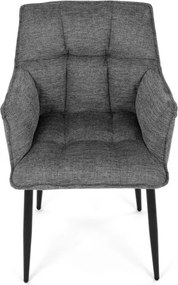 Jedálenská stolička sivá DCH-J2139 GREY2
