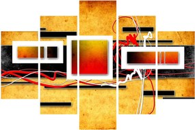 Obraz - Abstrakcia (150x105 cm)