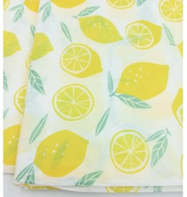 PVC obrus LEMON 130x180 cm, žltý