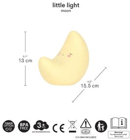 A Little Lovely Company - malé nočné svetlo - mesiac