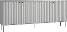 Komoda ARIS 4D, sivá