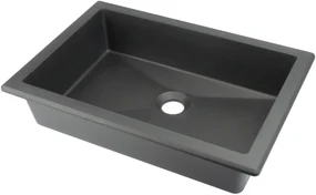 Deante Correo, granitové umývadlo 500x350x140 mm, antracitová metalíza, DEA-CQR_TU5U