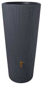 4rain Plastová nádrž na vodu Vaso 2 v 1, 220 l (grafitová sivá)  (100272773)