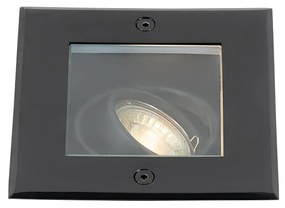 Inteligentné zemné bodové svietidlo čierne nastaviteľné IP65 vrátane Wifi GU10 50mm - Oneon