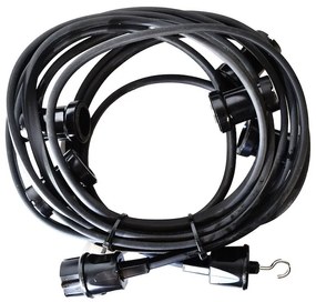 Ecolamp LED svetelná reťaz, 17m, (bez žiaroviek), háčik, b