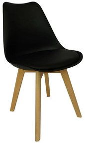 Stolička Vegas čierna eko