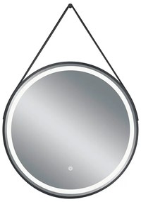 Nástenné zrkadlo s osvetlením ø 60 cm Fine – Mirrors and More