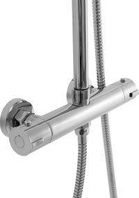 Rea Bliss, termostatická sprchová sada s hornou dažďovou sprchou, chrómová, REA-P8805