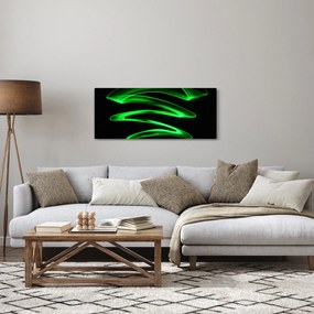 Obraz - neónové vlny (120x50 cm)