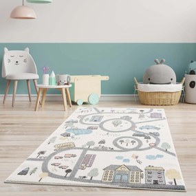 DomTextilu Moderný detský koberec v pastelových farbách 63801-238058