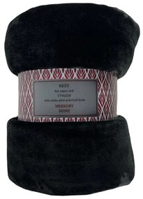 Deka Nest Super Soft čierna 170x220 Merkury Home