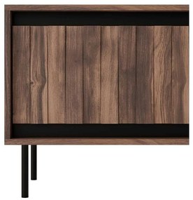 TV stolík Stuga, orech / čierna