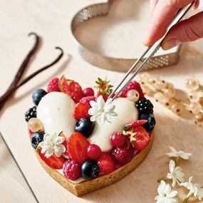 De Buyer 3099.51 Perfor. rám srdce 12 cm, nehrdz. oceľ, 12 cm