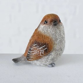 Záhradná figúrka z polyresinu Cobie, sada 2ks, 7 cm, hnedá