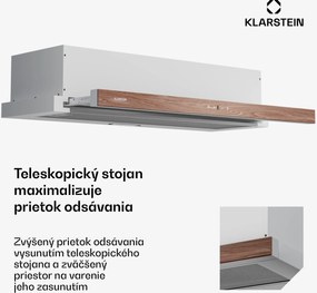 Klarstein ZenFusion digestor, prietok vzduchu 400 m³/h, EEK A, odsávanie/recirkulácia, 3 úrovne, tichý
