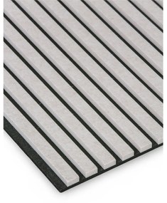 Dekoratívny akustický panel, 2400 x 600 mm, čierna / béžová