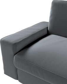 Poťah na sedačku Kivik (nerozkladá sa, pre 3 osoby) farba produktu sivá látka zamatová