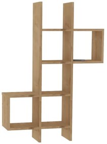 Nástenná polica KENO 125x79 cm hnedá