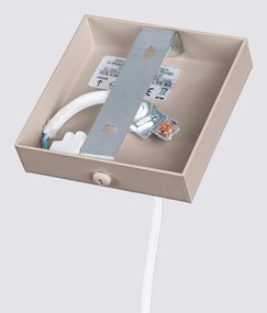 Taupe kovové závesné svietidlo Gleam – Sollux