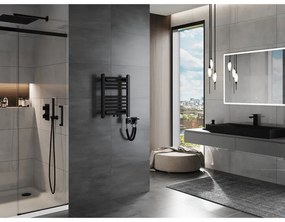 Mexen Mars, elektrické vykurovacie teleso 500 x 400 mm, 300 W, čierna, W110-0500-400-6300-70