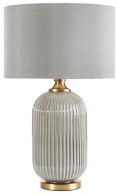 STOLOVÁ LAMPA SUZI (04) (FI) 41X65 CM STRIEBORNÁ