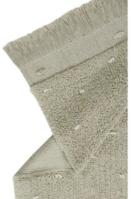 Svetlozelený prateľný ručne tkaný bavlnený koberec 140x200 cm Woods Symphony Olive – Lorena Canals