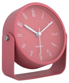 Dizajnový budík Karlsson 5989RD červený, priemer12 cm
