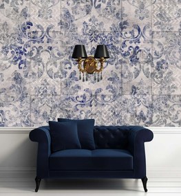 Gario Fototapeta Portugalské dlaždice v pozadí, modrý ornament Materiál: Vliesová, Rozmery: 350 x 245 cm