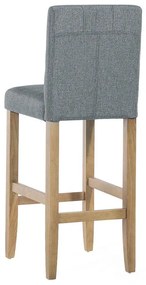 Barová stolička MATON (textil) (sivá). Vlastná spoľahlivá doprava až k Vám domov. 1018781