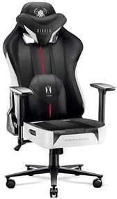 Otočné kreslo King Diablo X-Player 2.0 biely/čierna