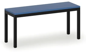 Šatníková lavica, sedák - lamino, dĺžka 900 mm, modrá