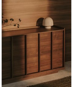 Hnedá komoda v dekore orecha 200x80x45 cm Onix – Kave Home