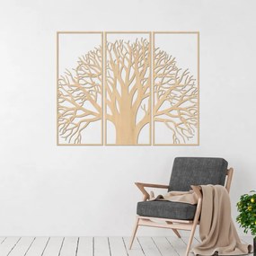 Viacdielny obraz Strom – Elegantné drevené dekorácie | SENTOP HDF0190