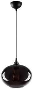 Závesné svietidlo so skleneným tienidlom ø 27 cm Smoked – Opviq lights