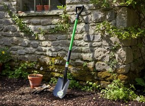 Garden Line Ostrá lopata so sklenenou rukoväťou 120 cm