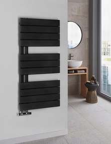 Aqualine Aqualine, MILI vykurovacie teleso 450x934 mm, čierny mat, DC606T