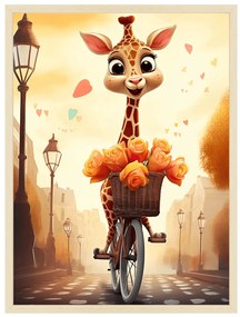 Animals In Traffic - žirafa - obraz do detskej izby Bez rámu  | Dolope