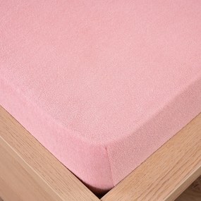4Home Froté prestieradlo ružová, 90 x 200 cm