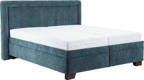 Posteľ Palas 180x200 cm, morská modrá látka