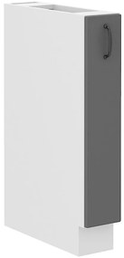 Kuchynská skrinka Stilo dustgrey/biely 15d cargo bb