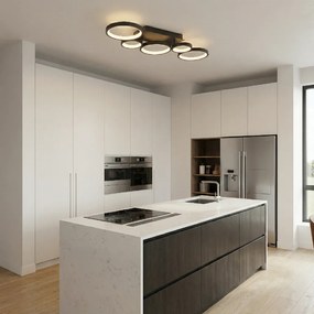 Toolight Toolight, LED stropné svietidlo, 35W, 4000K, 2000lm, APP1913-C, čierna, OSW-66060