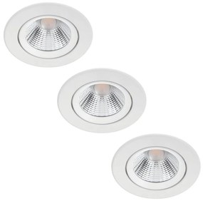 Philips - SADA 3x LED Stmievateľné podhľadové svietidlo DIVE LED/5,5W/230V 2700K