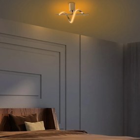 LED stropné svietidlo v zlatej farbe ø 7 cm Likma – Opviq lights