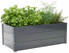 Trestles Kovová vyvýšená posteľ Biggie - čierna