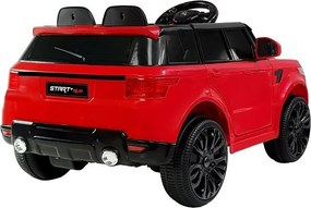 LEAN CARS Elektrické autíčko HL1638 s diaľkovým ovládaním, MP3 a LED svetlom červené