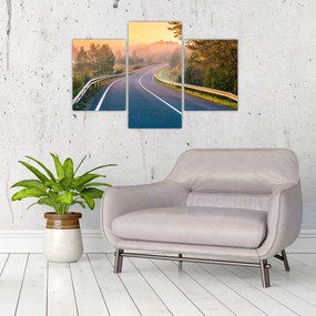 Obraz - Cesta pri východe slnka (90x60 cm)