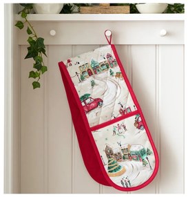 Bavlnená dvojitá kuchynská chňapka Christmas Town – Catherine Lansfield