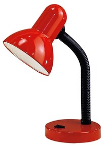 Eglo EGLO 9230 - Stolná lampa BASIC 1xE27/40W červená EG9230